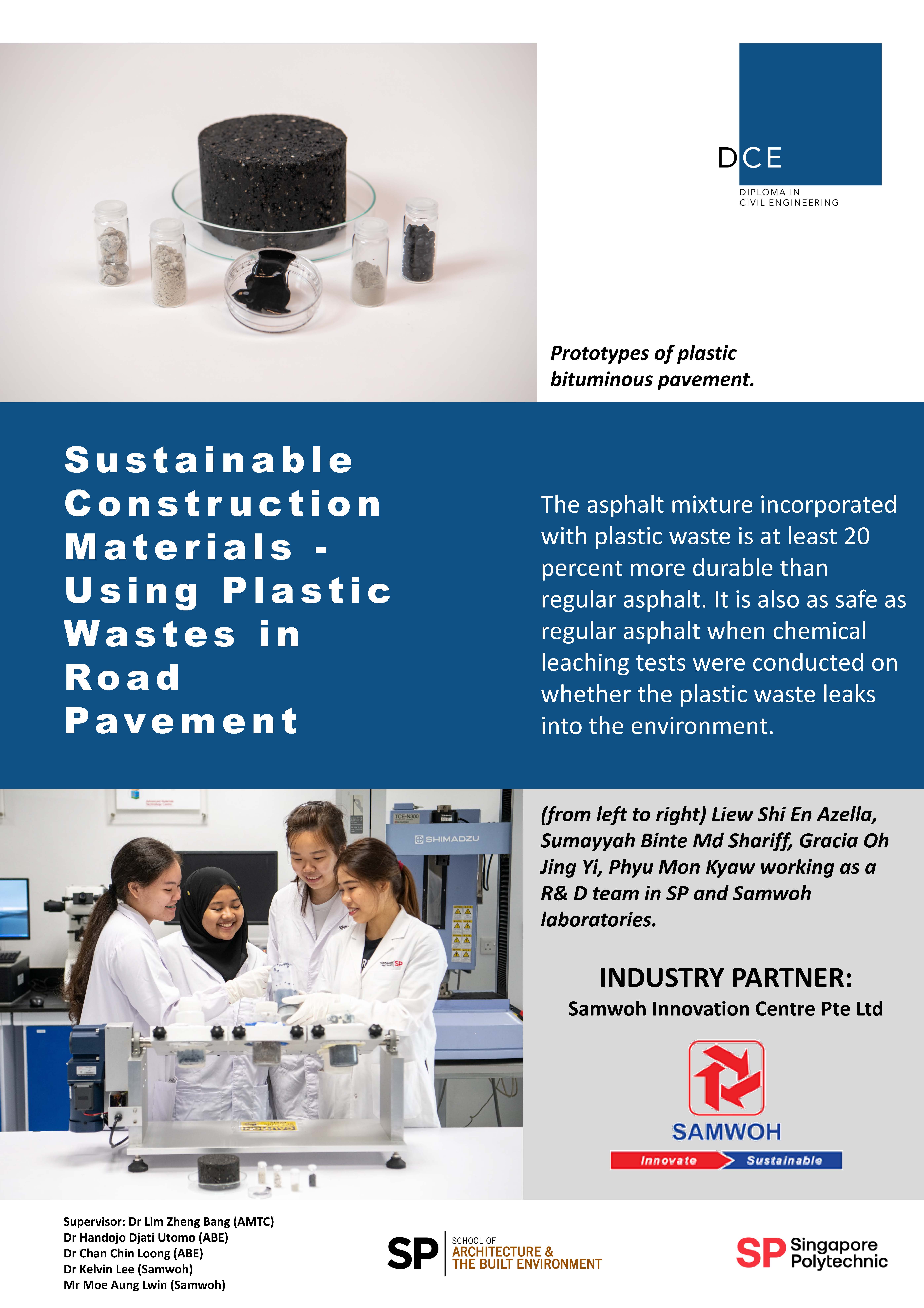 Sustainable Construction Materials Using Plastic Waste in Road Pavement