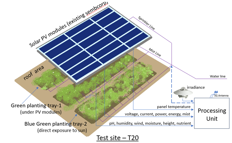 Fig 1. Smart Solar Blue Green Model.