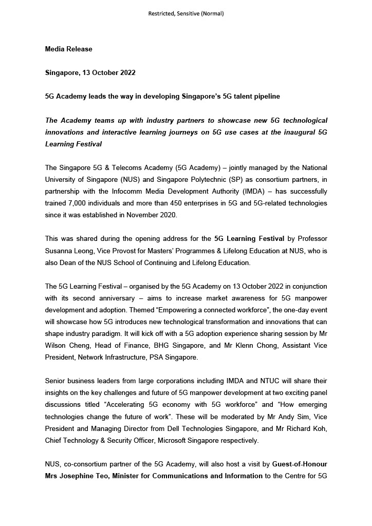 5GLF - 5G Academy - Media Release (draft) edits - 6 Oct. 2022 11.00am FINAL1024_1