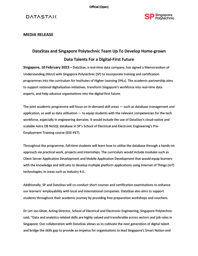 DataStax-SP Partnership press release_Final_no embargo1024_1
