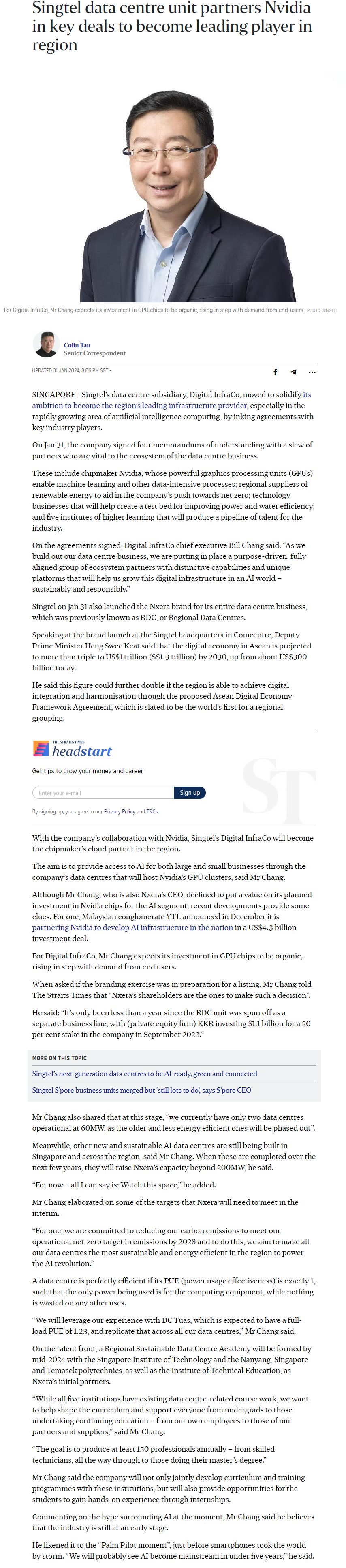 FireShot Capture 020 - Singtel data centre unit partners Nvidia in key deals to become leadi_ - www.straitstimes.com