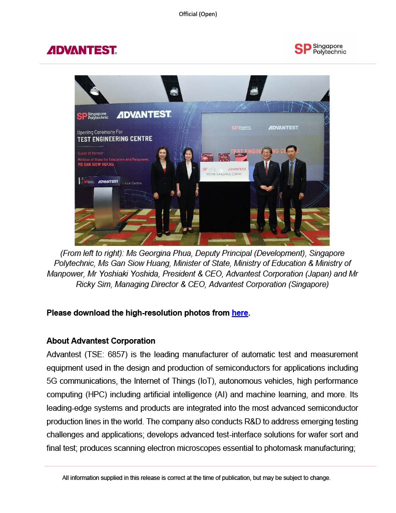 Media Release - Advantest and SP final with photos1024_3
