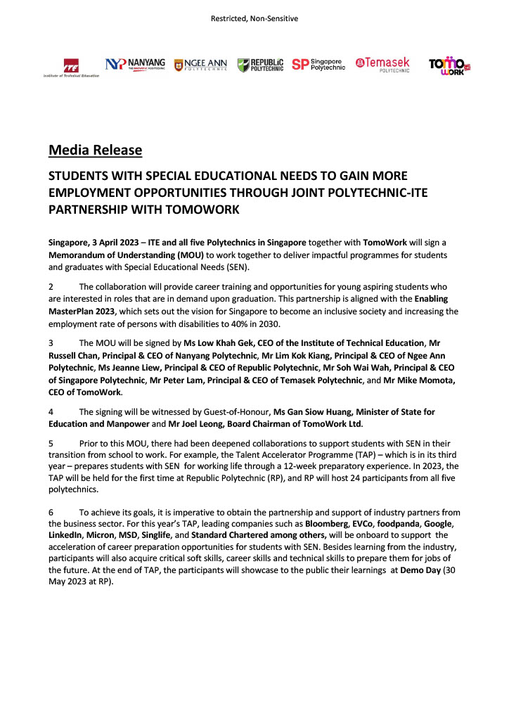 MEDIA RELEASE - JOINT-POLY-ITE-TOMOWORK - FINAL no embargo1024_1