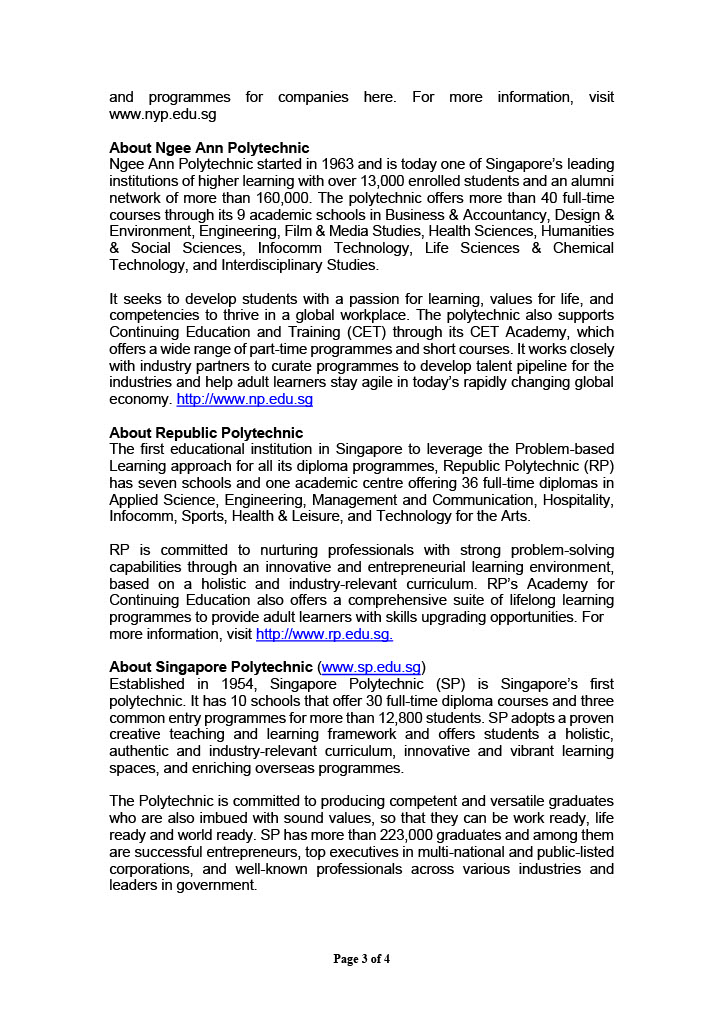 Media Release - SMRT Trains MOU with 5 Polytechnics no embargo1024_3