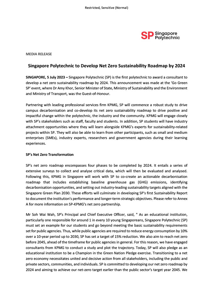 NO EMBARGO 5 July Go Green SP media release_final1024_1