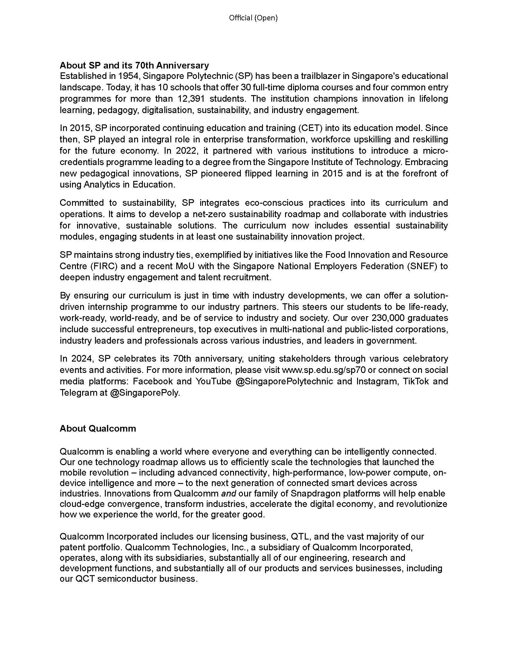 Singapore Polytechnic and Qualcomm Technologies Bring Premier 5G Training to Singapore_3