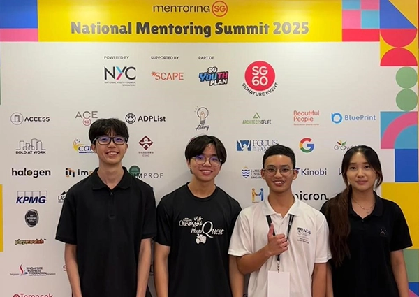 Biomedical Science students at National Mentoring Youth Summit 2025