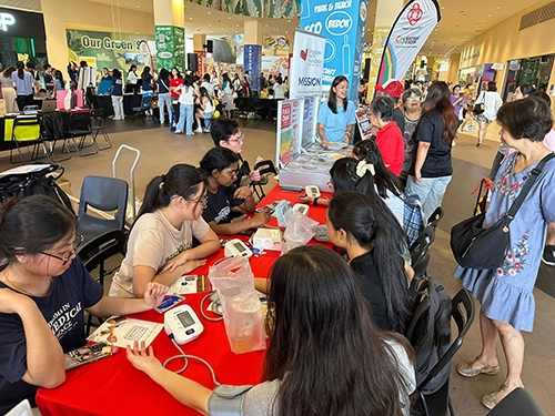 Biomedical Science students at Health Fest 2026