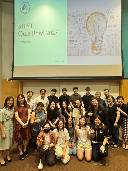 DFST students at SIFST Quiz Bowl 2025