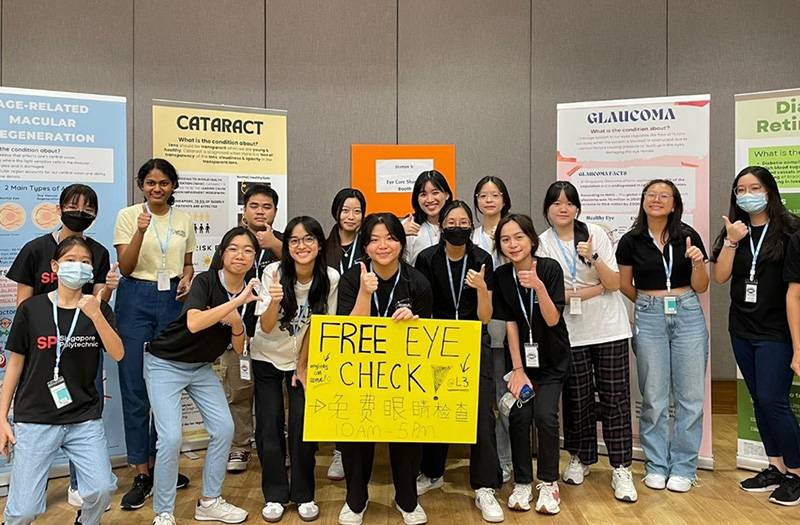 Vision Screening group photo