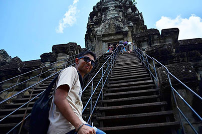 Pavan Singh visited Angkor Wat