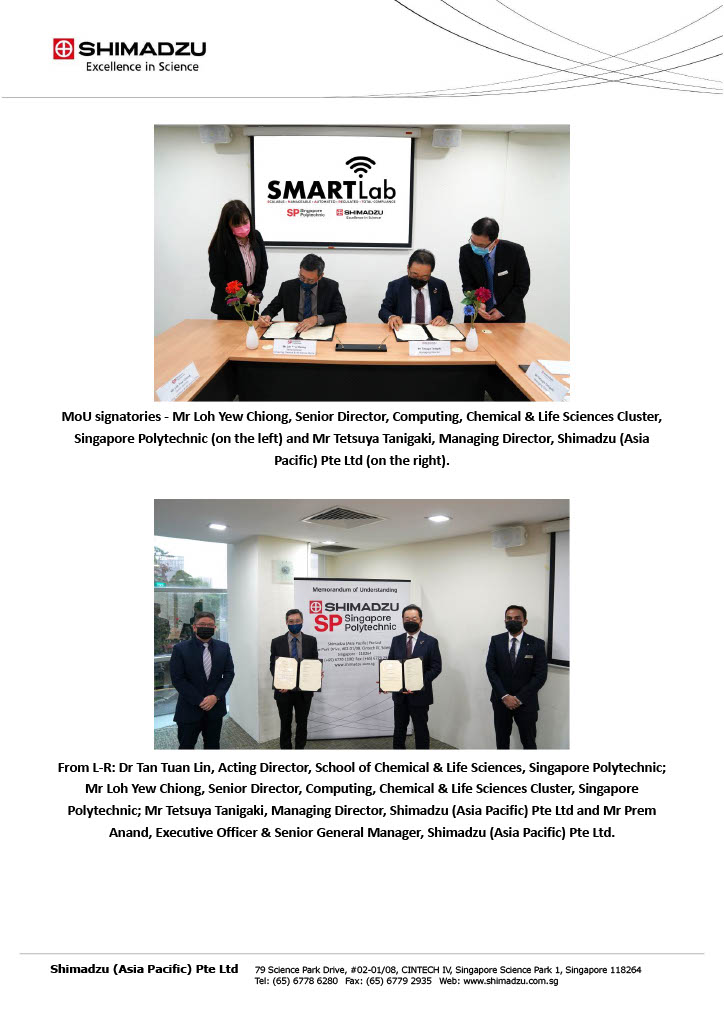 Final Joint Press Release - SP-Shimadzu SMARTLab MoU - Updated 10 Dec 2021 - SAP edited 210241024_2