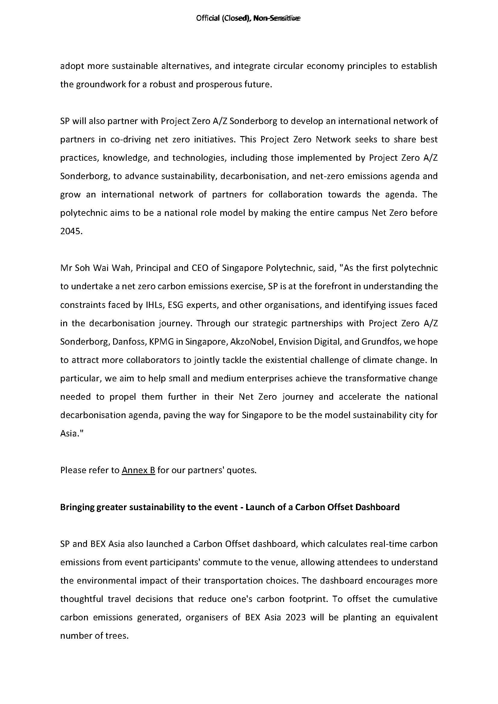 MEDIA RELEASE-Singapore Polytechnic launches First Decarbonisation Playbook here for education institutions_060923_Page_2