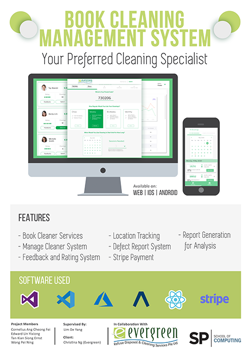 Booking Home Cleaning Online Poster