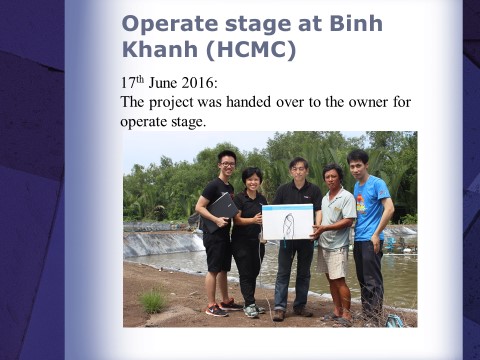 Operate stage at Binh Khanh, Vietnam