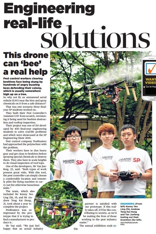 students on newspaper