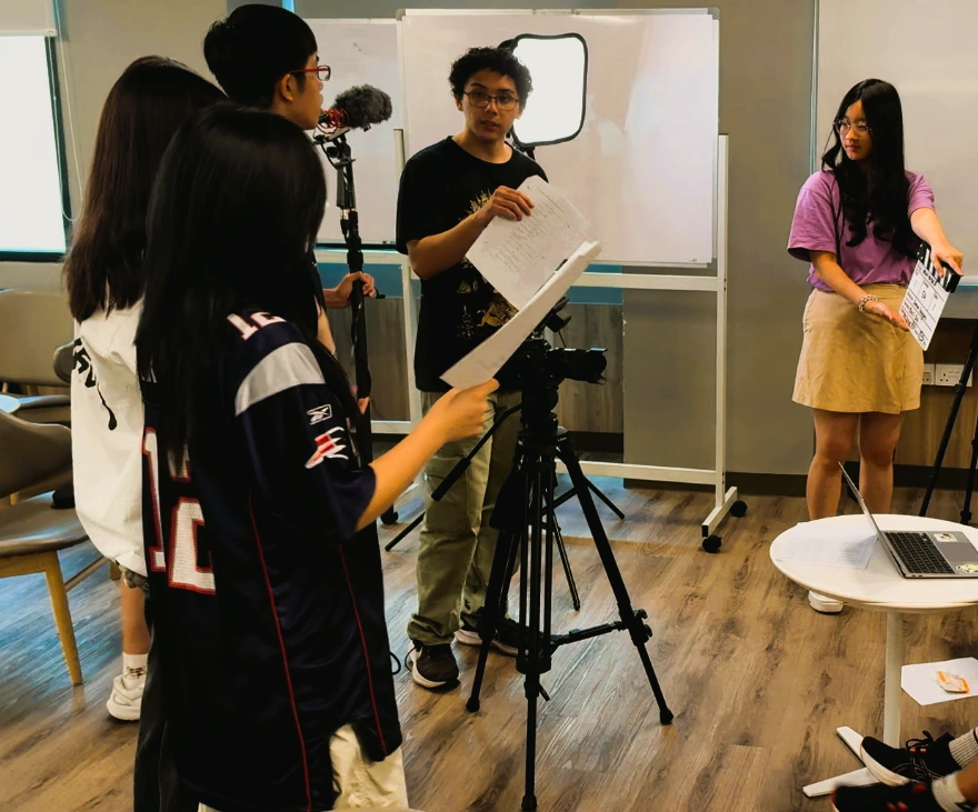 Production Crew at work