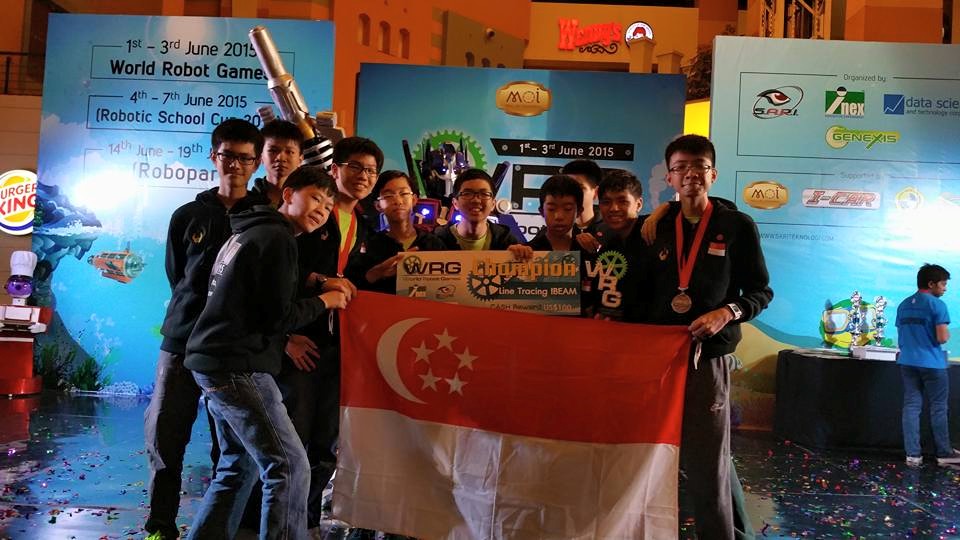 Jakarta World Robot Games 2015 team