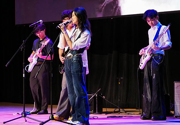 Band performance by students