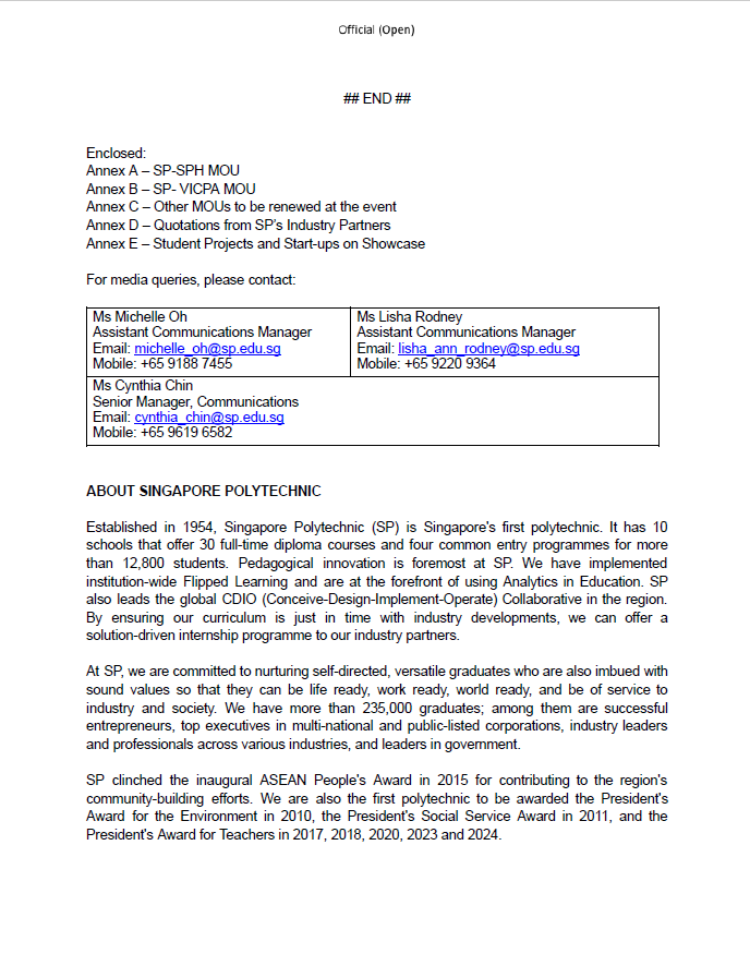 MAD Graduation Show Press Release