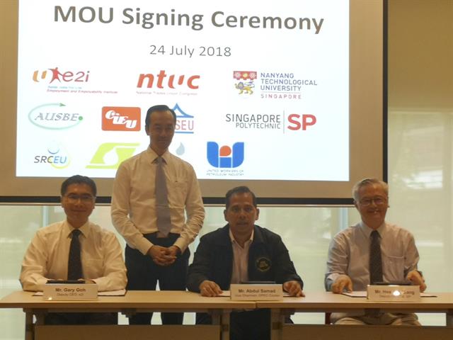 SP MOU Signing Ceremony with NTUC OPEC