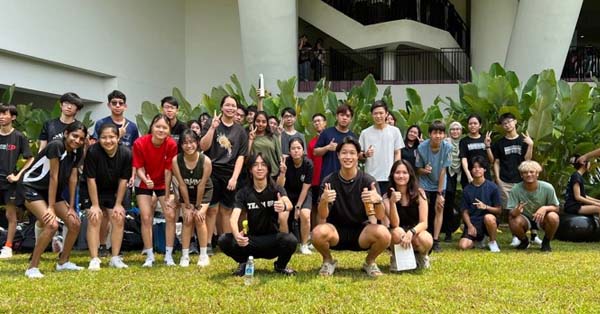 Students group photo after Freshman Orientation Programme Activity