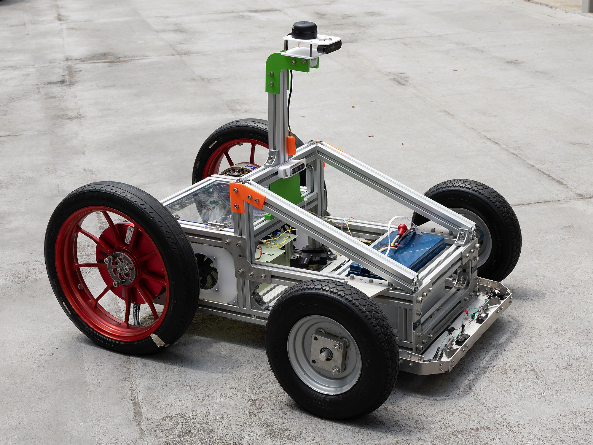 DC brushless motor with vision control