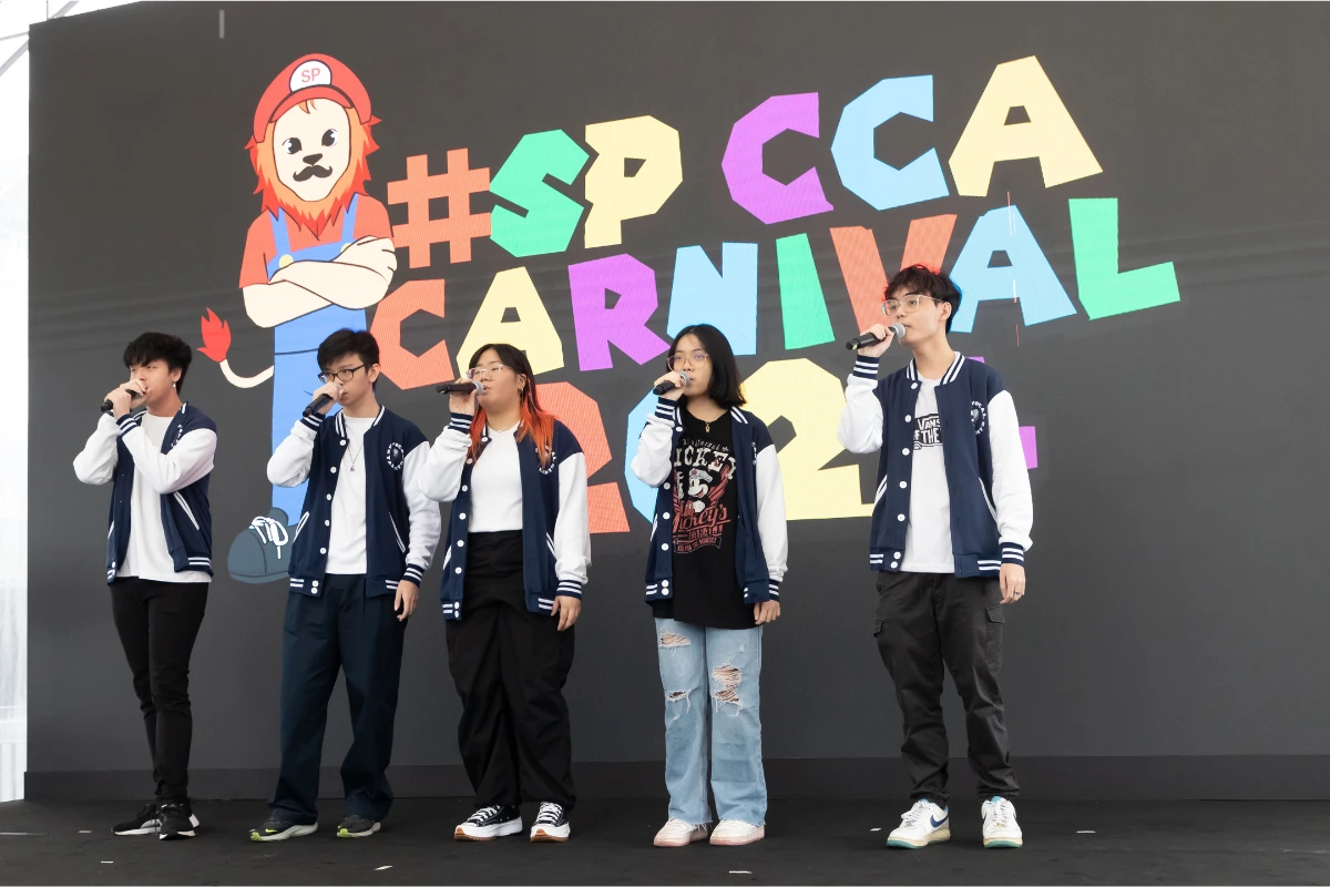 SP students at cca carnival