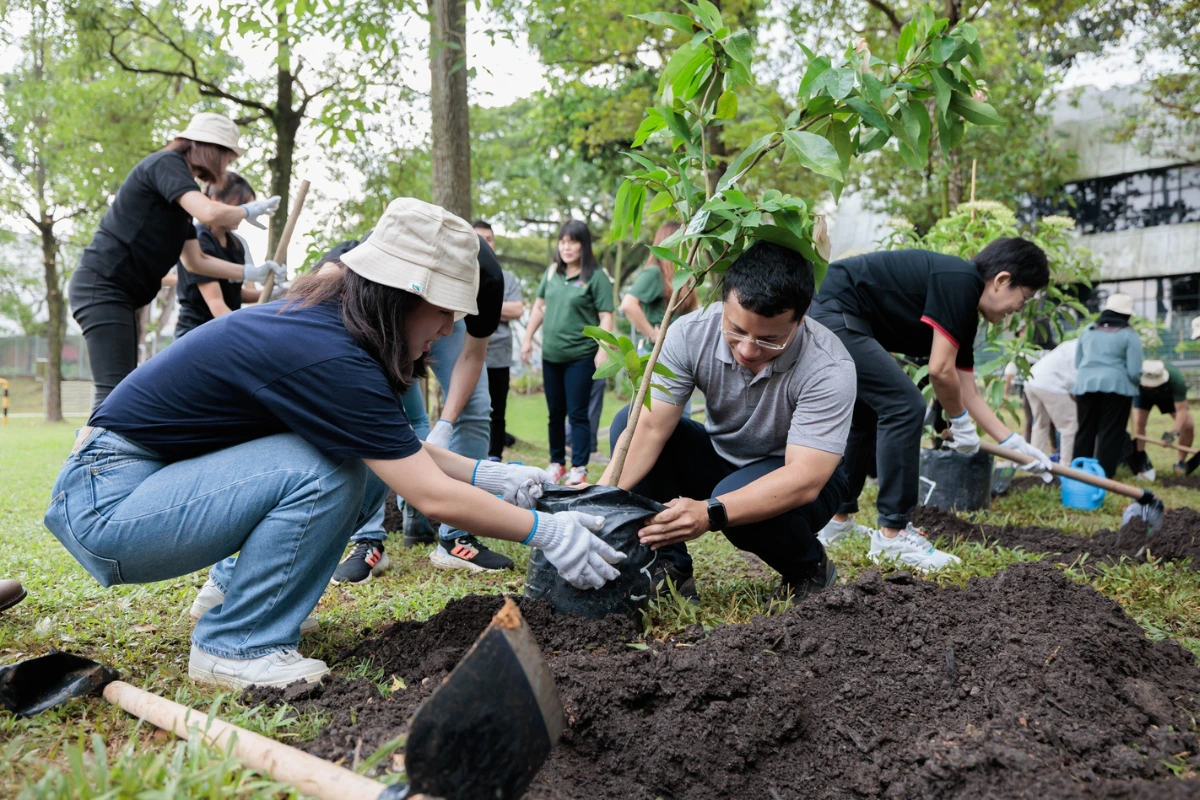 SP students at SP Cares