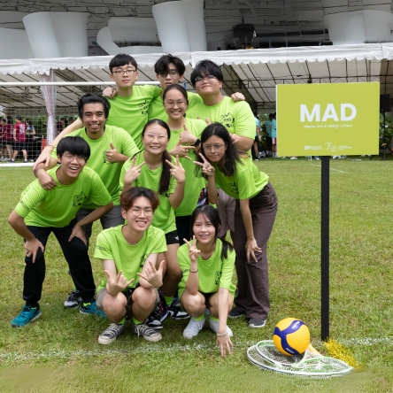 mad students on field