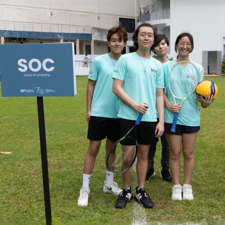 soc students on field