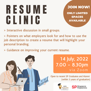 Resume clinic_14July