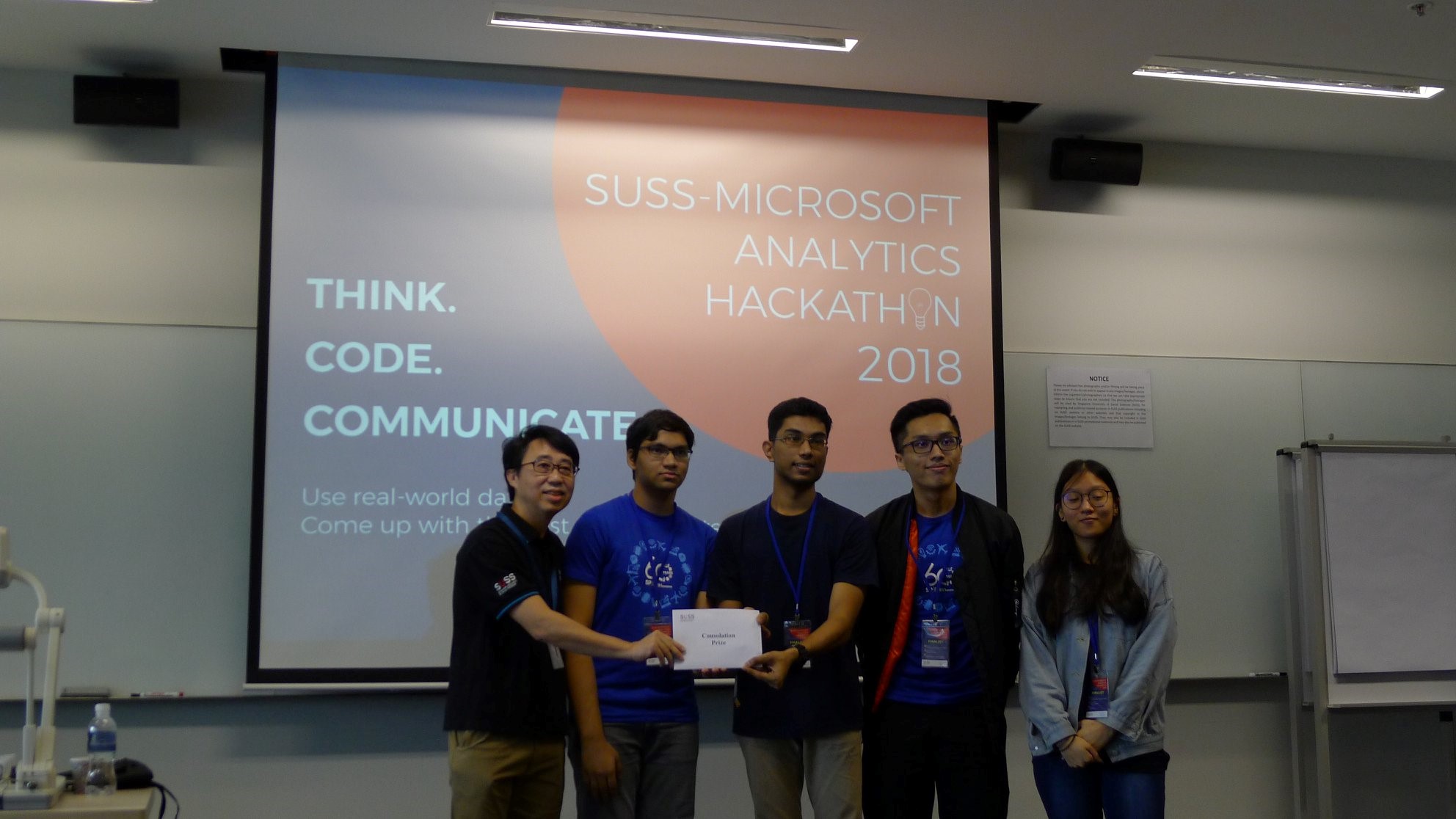 SUSS-Microsoft Analytic Hackathon 2018